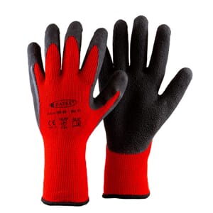 Mekanikerhansker Latexbelagt polyesterhanske foret vinter NR 10