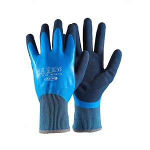 Mekanikerhansker Foret dobbeltdyppet latex